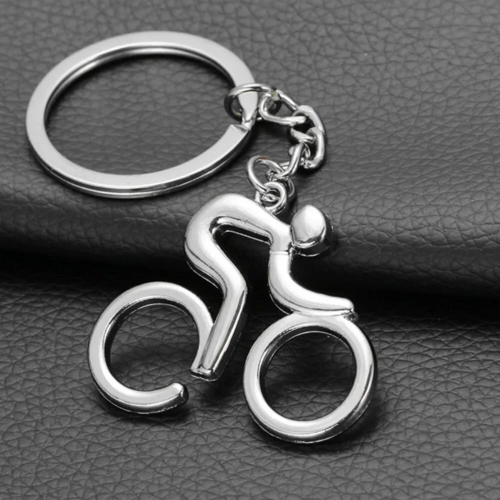 Bicycle Shaped Metal Key Chain